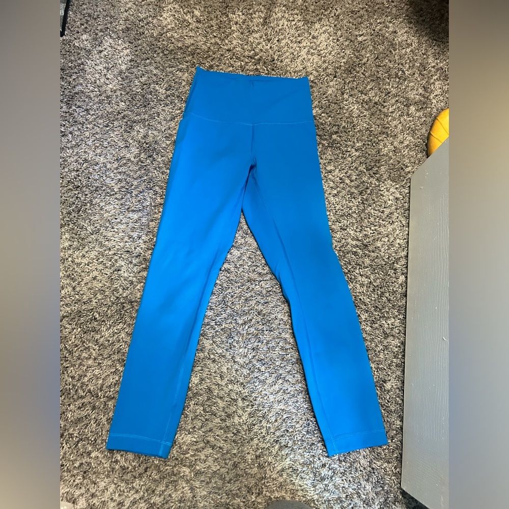 Lululemon Wunder Train Cropped Tight, Poolside